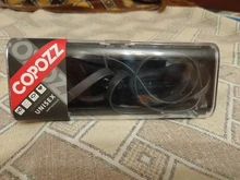 COPOZZ profesional impermeable chapado claro doble Anti-niebla gafas de natación Anti-UV de las mujeres de los hombres gafas de natación gafas con el caso