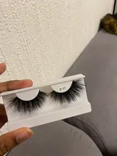 Sirena roja para pestañas, 1 par de pestañas de visón de 25mm, pestañas tupidas alargadas y dramáticas, maquillaje 3d de 25mm, venta al por mayor