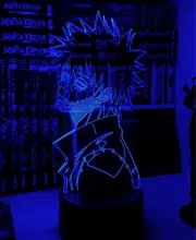 Led-Light 3d-Lamp Bedroom Decor Gift Manga Acrylic Academia Cool Dabi Anime Colorful