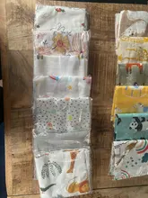 Manta de muselina de algodón y bambú de 60x60cm para bebé recién nacido, edredón para envolver recién nacidos, ropa para eructar, toalla para pañales