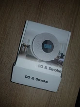 Detector de humo combinado, Detector de monóxido de carbono con pantalla, con batería, Sensor de alarma