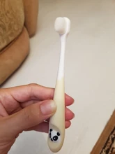 Cepillo de dientes bonito de cerdas suaves para bebés, cepillo de dientes de entrenamiento de animales de dibujos animados, cepillo de dientes para cuidado Dental del bebé