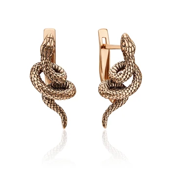 

585 sterling gold earrings, platinum brand, art. 02-4536-00-000-1110-42