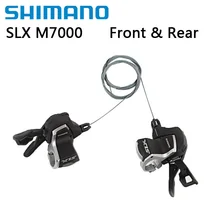

Shimano SLX M7000 Derailleur Shifter Mountain Bike Aluminum Alloy 11 Speed Derailleur Inn 22.2mm Front & Rear Bicycle Component