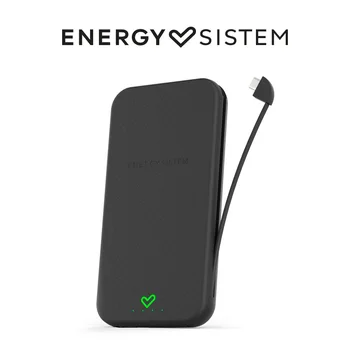 

Energy Sistem Extra Battery 10000 Black (Bateria portatil, 10000mAh, para tablets y smartphones, carga rápida)