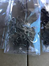 10 unids/lote carabinero Mini Camping EDC supervivencia escalada SF mosquetones de mochila llavero Paracord equipo táctico colgadores para llaves cadena