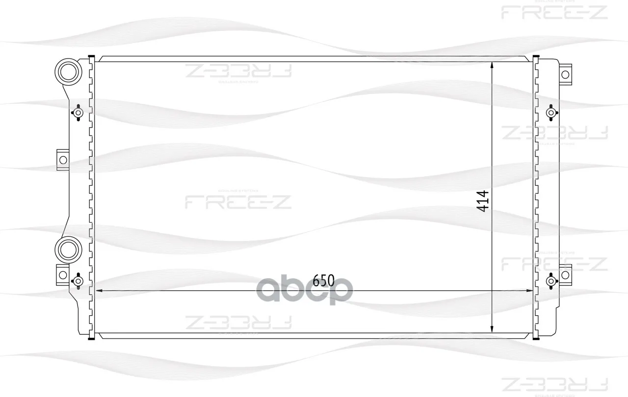 Радиатор Системы Охлаждения Audi A3 03- Seat Toledo/Altea/Leon 05- Vw Caddy/Golf/Touran FREE-Z арт. KK0209 |