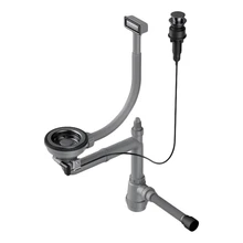 Арматура для моек Omoikiri WK-1-GM-A(Нержавеющая сталь, диаметр сливной решетки 89 мм