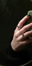 Nuevo creativo de la cara llorando anillos para mujer moda mujer anillo ajustable joyería damas Bar joyas del Club nocturno regalos triste amor anillo