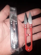 Uds mar pesca accesorios tipo U Artificial de Sharp de tijeras acero al carbono U-en forma de línea de pesca LIC