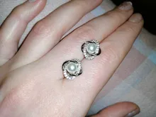 Pendientes de plata de ley 925 con perlas de circonita, pendientes de lujo para mujeres