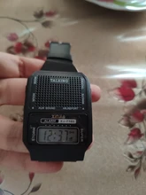 Simple de Edad Hombres y Mujeres Reloj Hablar Hablar Español Electrónico Digital Relojes Deportivos Para Las Personas Ciegas de Anciano