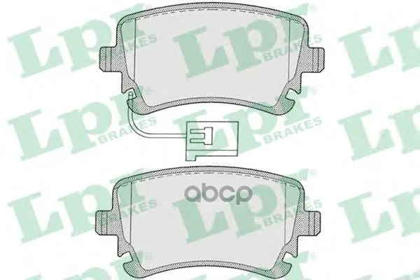Колодки Тормозные Volkswagen T5 03/Multivan 03 С Датчиком Задние Lpr 05p1206 Lpr арт. 05P1206