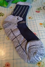 3 par/lote más gruesa de invierno térmico pesca calcetines de esquí de las mujeres de los hombres calcetines para correr y ciclismo deportes Thermosocks escalada senderismo Calcetines