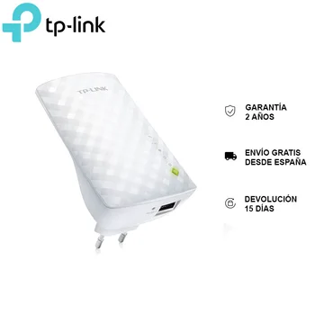 

TP-LINK RE200, Dual band WiFi repeater, Dual band up to 750 Mbps, 1 port 10/100M Ethernet (RJ45), warranty 2 years