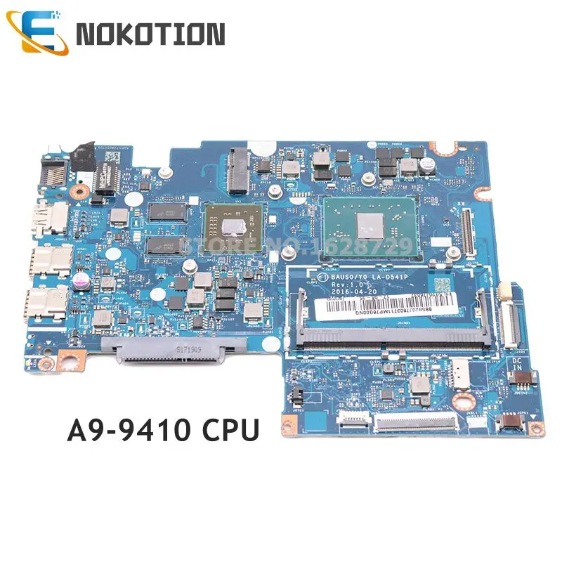 NOKOTION для lenovo Йога 510-14AST 500-14ACZ Материнская плата ноутбука A9-9410 Процессор 5B20J76037 BAUS0 Y0