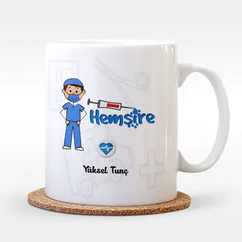 

Personalized Professional Nurse White Mug Cup-5