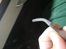 Vetus-Pinzas profesionales para pestañas, de acero inoxidable, antiestáticas, para extensión de pestañas postizas