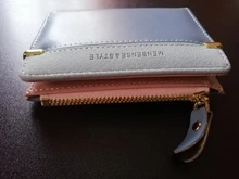 Cartera pequeña para mujer, monedero pequeño, billetera pequeña con broche para tarjeta de mujer