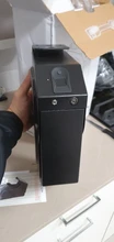 Caja fuerte de acero de alta calidad para pistolas de seguridad, Caja de Seguridad Biométrica con huella dactilar y llave de repuesto