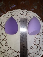 Maquillaje esponja de corrector suave esponja cosmética para polvos corte base con forma bisel Puff cosmético de las mujeres herramientas