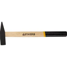 Молоток слесарный с деревянной рукояткой STAYER 200 г, сталь 2002-02