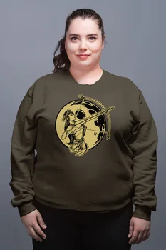 

Angemiel Wear Month Female Archer Green Women Sweatshirts