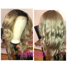 Beaufox-mechones Rubio 613 con cierre, cuerpo brasileño ondulado, 3 mechones con cierre, extensiones de cabello humano mechones Remy