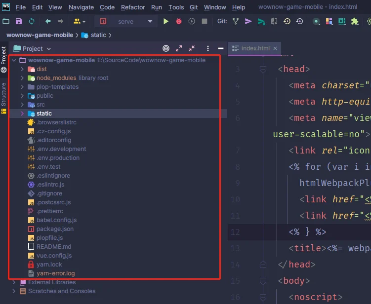 Adjustable templates javascript