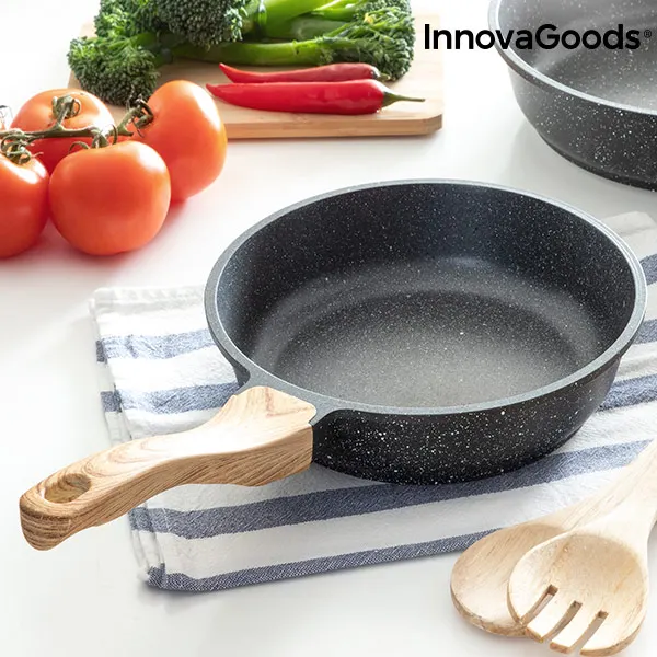 InnovaGoods гранитный эффект Премиум сковорода(20 см