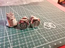 Switch Locking-Latching Momentary Self-Reset Push-Button Metal 16mm Blue 22mm 19mm Short-Pins