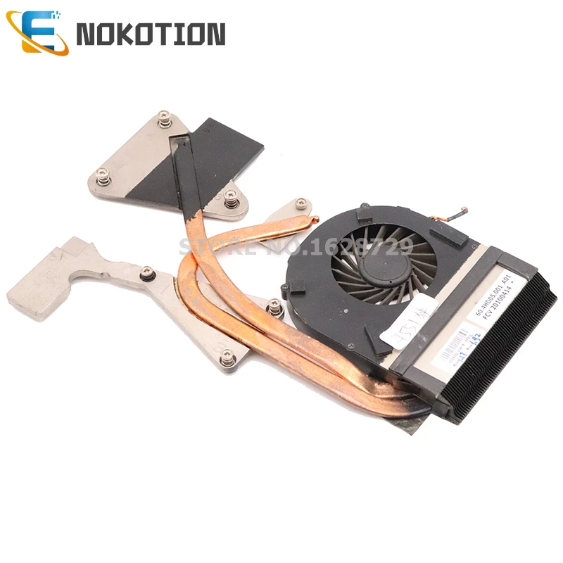 NOKOTION 60.4hd05001 радиатор для acer aspire 4551G 4551 cpu GPU Охлаждающий радиатор с вентилятором