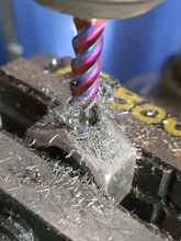 Fresadora de carburo de aleación de tungsteno, herramientas de corte CNC, 4 flautas HRC65