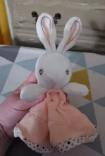Conejo Kawaii de peluche, edredón para bebé, animales de peluche, juguete suave para dormir para bebé, regalo de Navidad para bebé