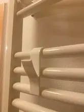 Percha para colgar ropa en el radiador del baño, colgador de prendas para uso en el radiador, para bufandas, toallas o ropa que se necesite calentar o secar rápido, por 6 uds.