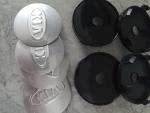 Tapacubos de centro de rueda de coche, 4 Uds., 56/60mm, reajuste de llanta automática, insignia, emblema creativo, pegatina de cubierta para KIA K2, K3, K5, Sorento, Sportage, Rio