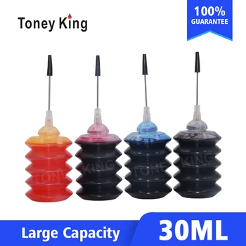 

Toney King 30ml Bottle Printer Ink For HP Deskjet For Canon Pixma For Epson Stylus For Brother Refillable Cartridges Ciss Tank