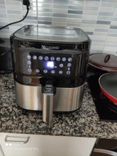 Proscenic T21 Freidora de Aire Caliente sin Aceite 5.5L controlada por App y Alexa, Recetas españolas online, sin BPA ni PFOA, Función de combinación Inteligente