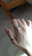 Anillo de Cruz de Hip Hop Retro Punk para hombre y mujer, cadena ajustable de dos eslabones, joyería gótica, 2021