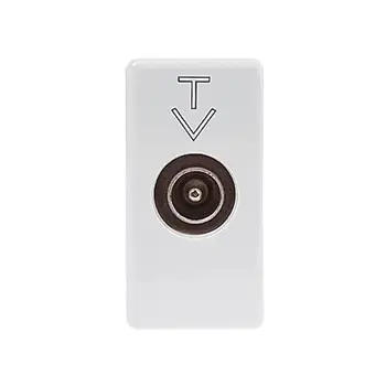

Tv socket Pass. Att. 5 Db C. M. 9.5mm SyGewiss13.5