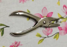 Punzón de Metal de 1 orificio, herramienta de alta calidad para hacer etiquetas de 8 páginas, para escuela y oficina