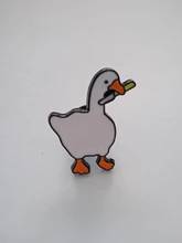 Brooch Pins Jewelry Badges-Accessories Game Goose Untitled Metal-Alloy Hard Enamel HONK