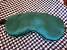 Cubierta de Ojos de imitación de seda para hombre y mujer, parche de sombra acolchado para dormir, antifaz para los ojos, antifaz para dormir, descanso de viaje, 1 Uds.