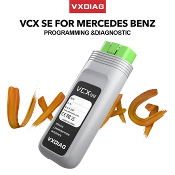 VXDIAG VCX SE For Benz obd2 scanner professional Car mechanic tool Offline Coding Star diagnosis C6 For Mercedes Diagnostic auto 1
