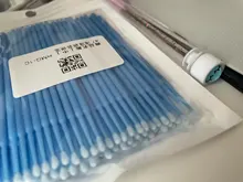 Microcepillo desechable para pestañas extensión individuales, hisopo para quitar pestañas, herramientas de extensión de pestañas, 100 unids/bolsa