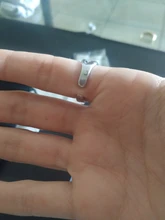 Adjustable Ring Charm Fine-Jewelry Geometric 925-Sterling-Silver Double-Line Minimalist