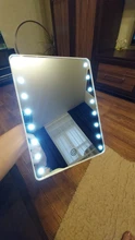 Makeup-Mirror Stand Battery-Operated with 8/16 Leds Cosmetic Touch Dimmer Espejo 