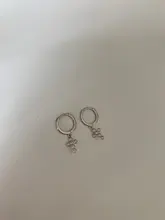 ROXI-pendientes de aro con Cruz para mujer, joyería de compromiso, plata 925, CZ, Kolczyki Damskie