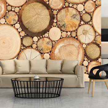 

Wall mural-wood grain-100x70 cm