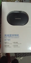 Lenovo-auriculares estéreo XT91 auriculares inalámbricos con Bluetooth para videojuegos, cascos TWS con reducción de ruido y micrófono, Control IA